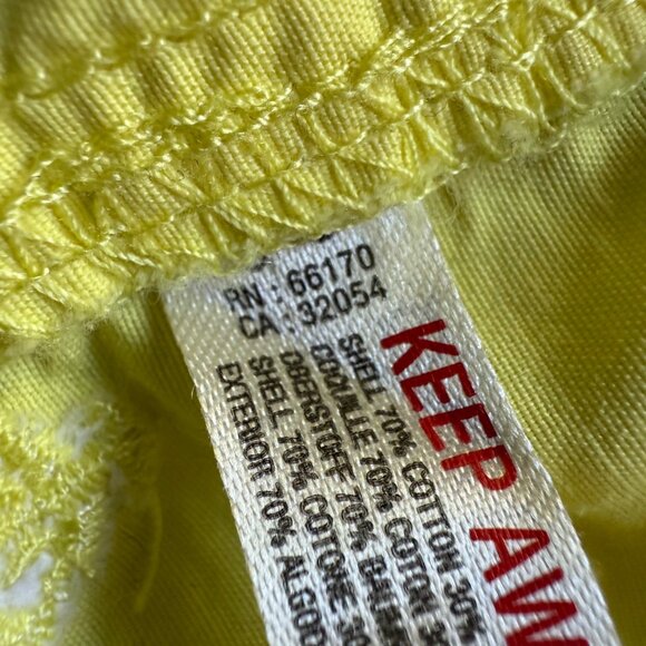 Free People FP Movement Size S Yellow Cotton Blend Mesmerize Me Cargo Pants - Picture 11 of 16